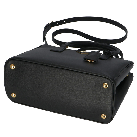 Prada Galleria Saffiano Medium Tote Bag Black - Picture 4 of 8